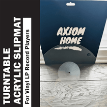 Axiom Turntable Acrylic Slipmat for Vinyl (Clear)