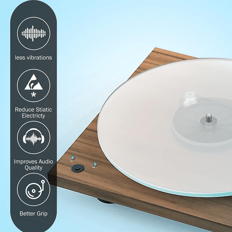 Axiom Turntable Acrylic Slipmat (Clear)